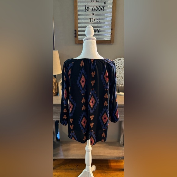 Lucky Brand Patterned Top - Picture 5 of 7